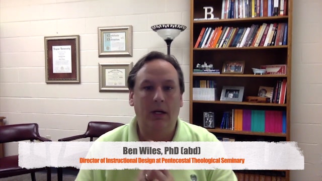 Ben Wiles on Spiritual Formation