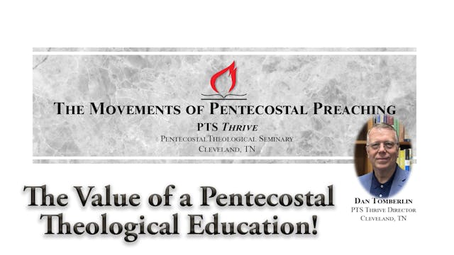 The Value of a Pentecostal Theologica...