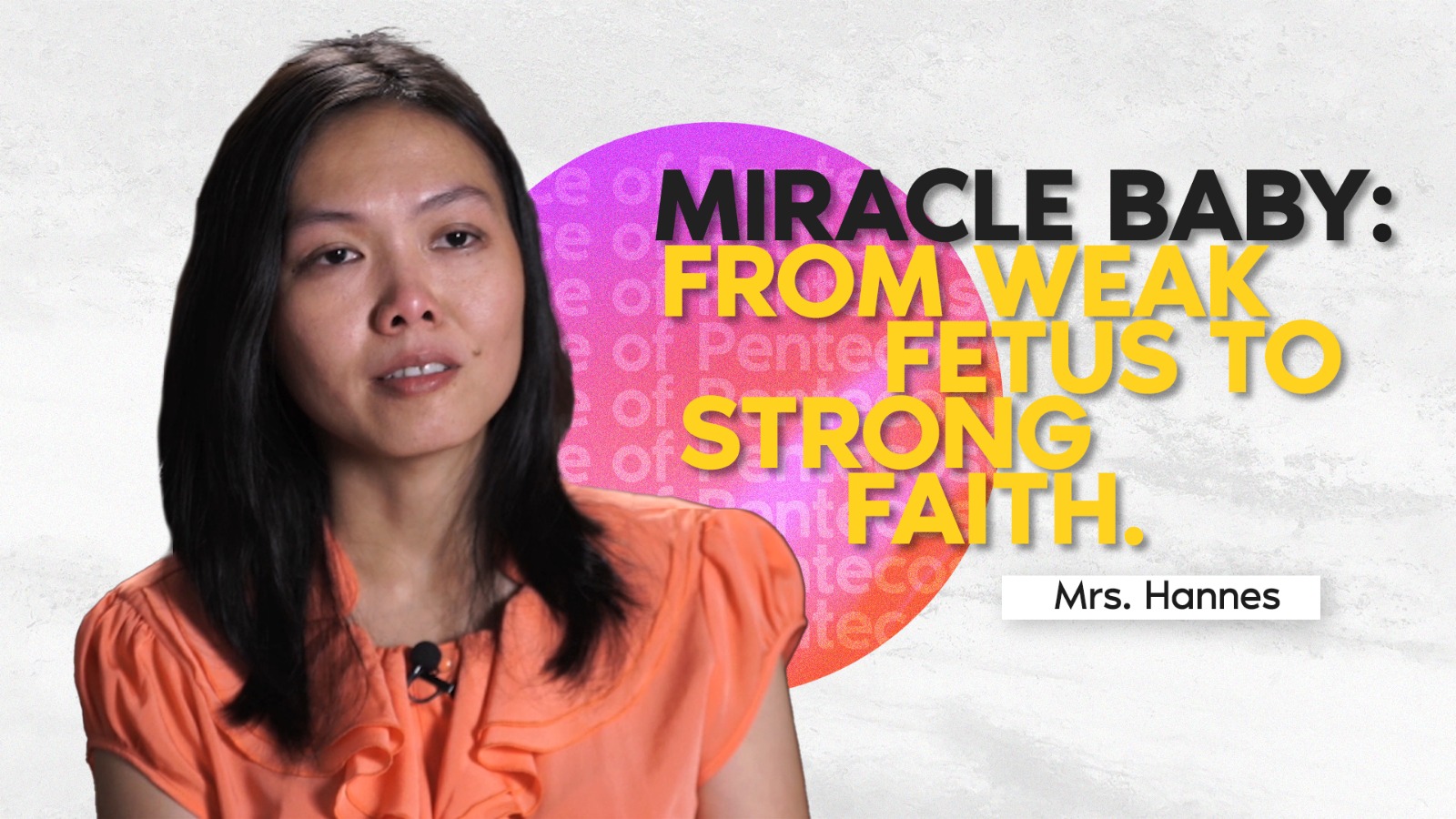 MIRACLE BABY FROM WEEK FETUS TO STRONG FAITH