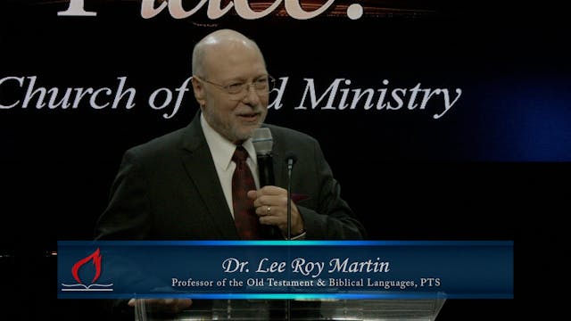 PTS Chapel - Dr. Lee Roy Martin