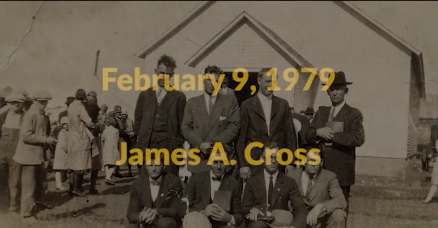 James A. Cross at Lee College Heritage Week — February 9, 1979