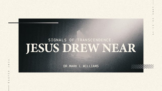 Signals of Transcendence Jesus Drew N...