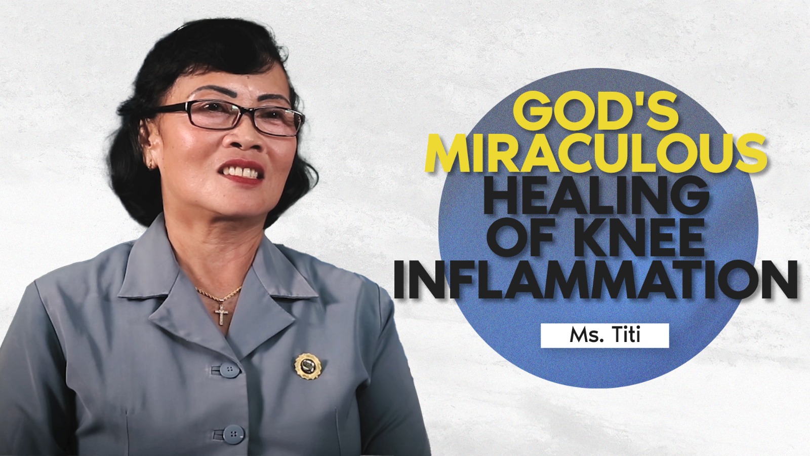 GOD'S MIRACULOUS HEALING OF KNEE INFLAMMATION