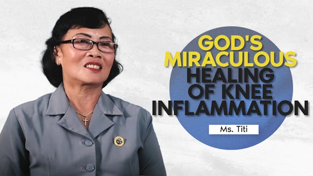 GOD'S MIRACULOUS HEALING OF KNEE INFL...