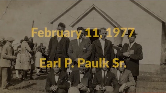 Earl P. Paulk Sr. at Lee College Heritage Week — February 11, 1977