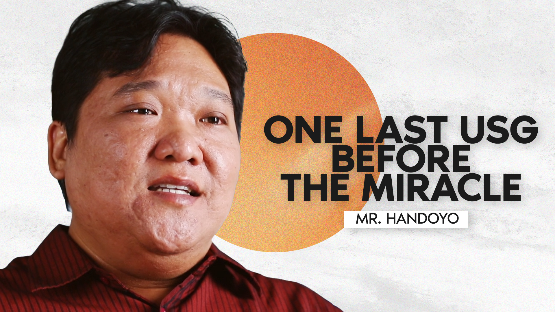 ONE LAST USG BEFORE THE MIRACLE