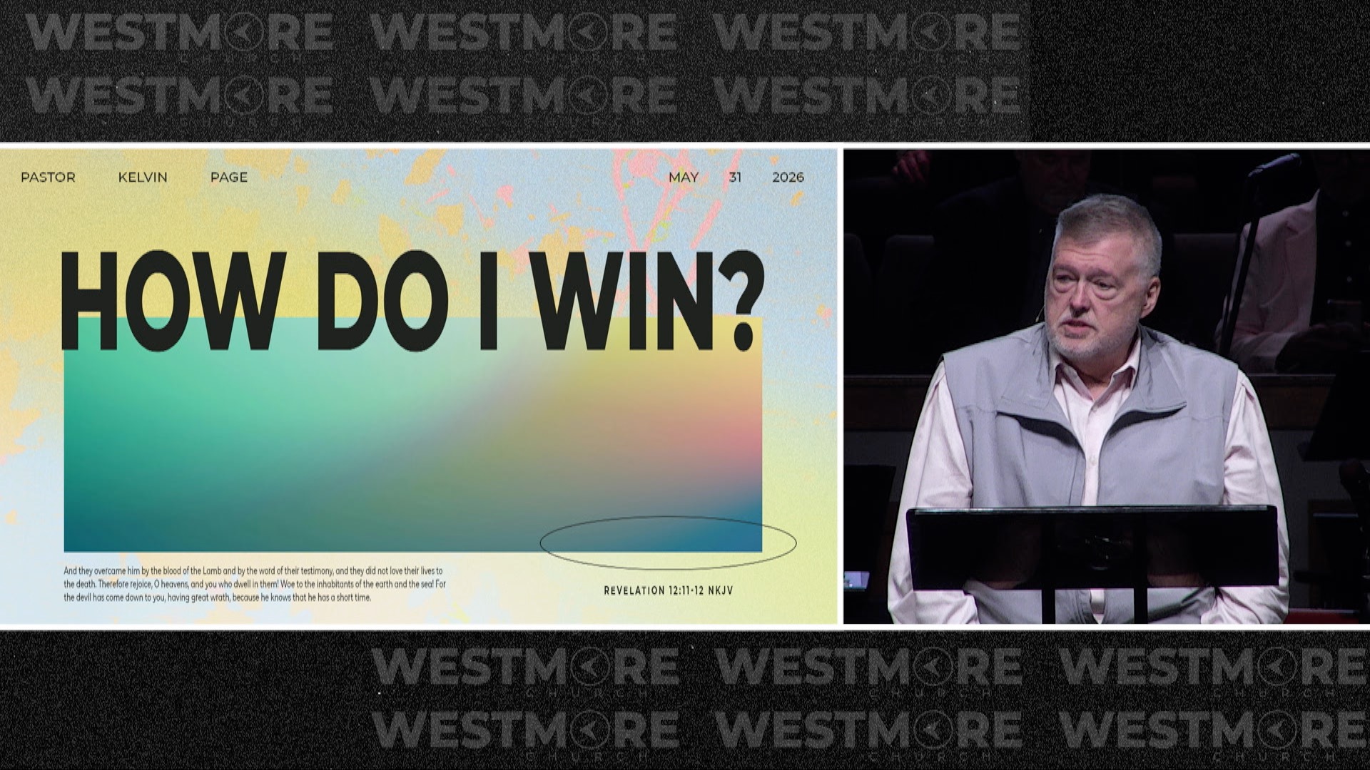 Westmore COG • Pastor Kelvin Page • May 31, 2026