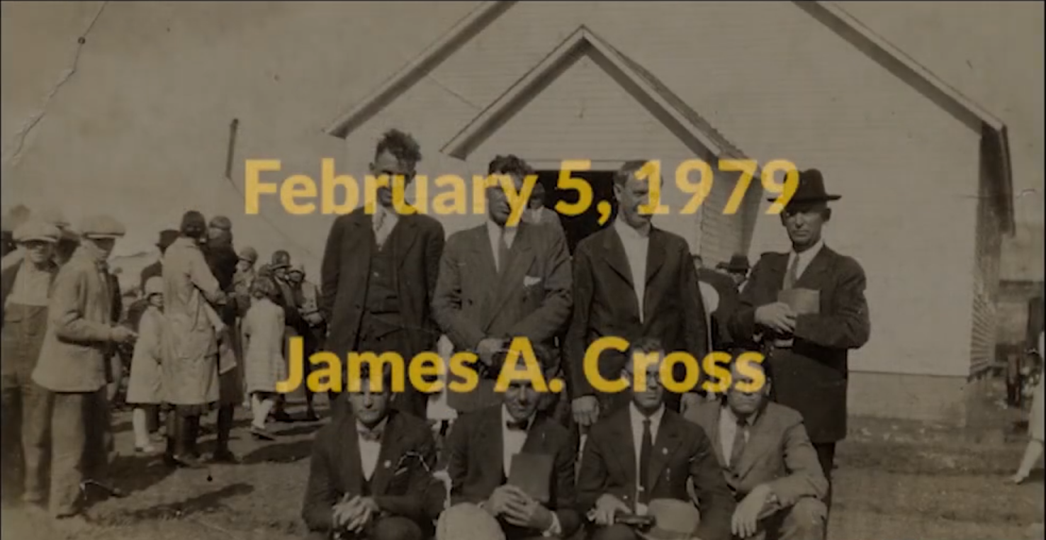 James A. Cross at Lee College Heritage Week — February 5, 1979