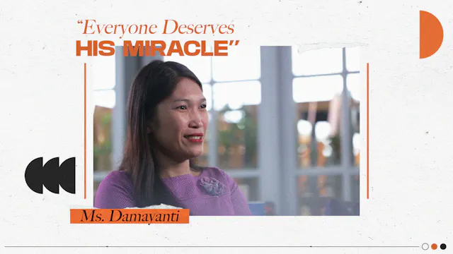EVERYONE DESERVES HIS MIRACLE