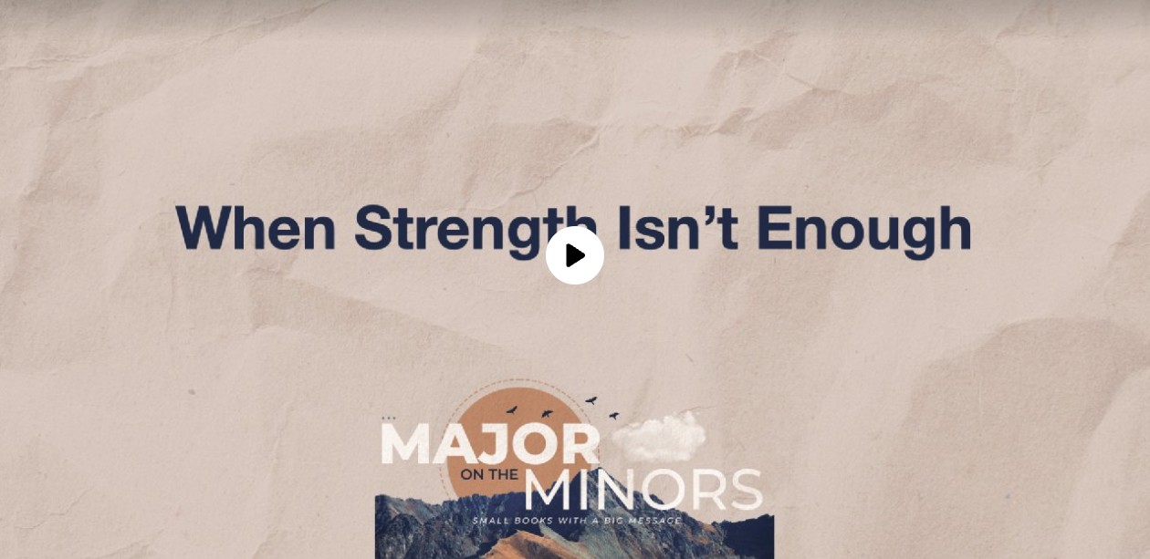 NCCOG • June 28, 2026 • Kevin McGlamery • When Strength Isnt Enough