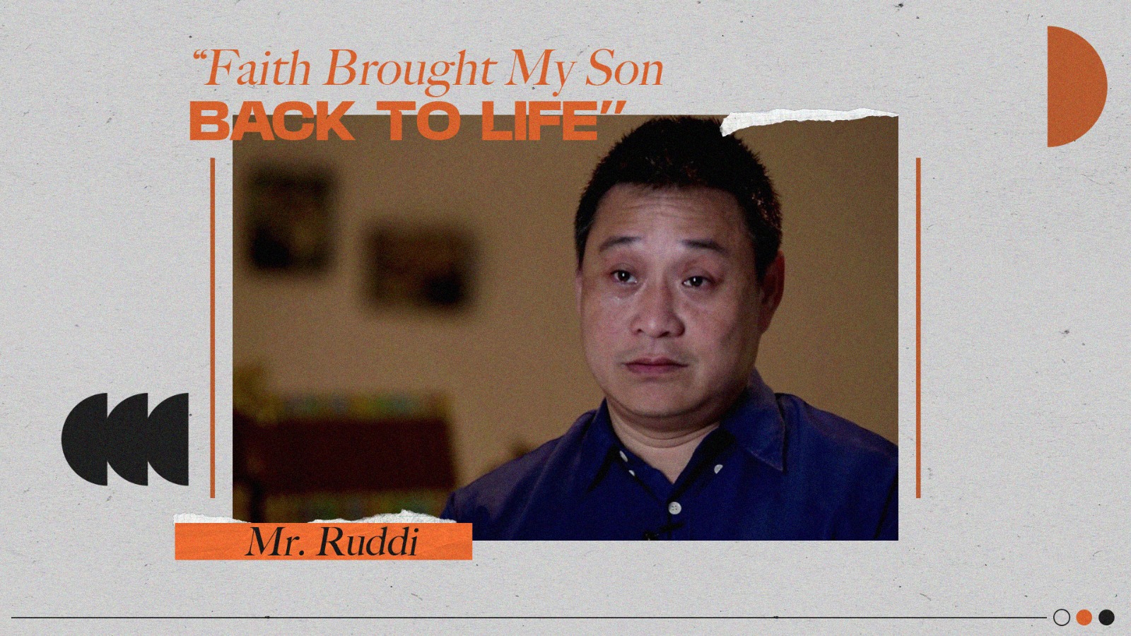 FAITH BROUGHT MY SON BACK TO LIFE