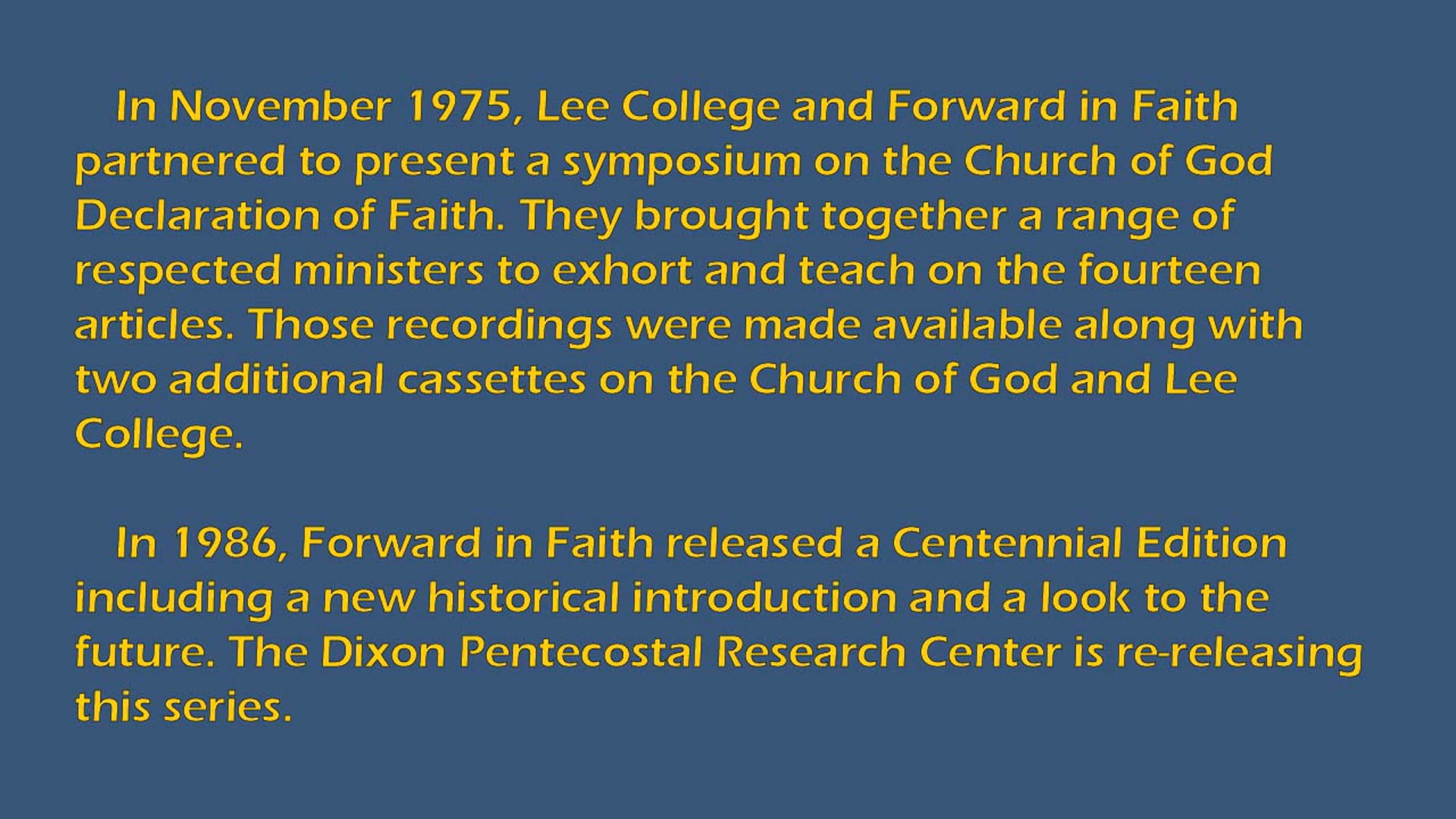 Church of God Declaration of Faith: Article VII - Holiness