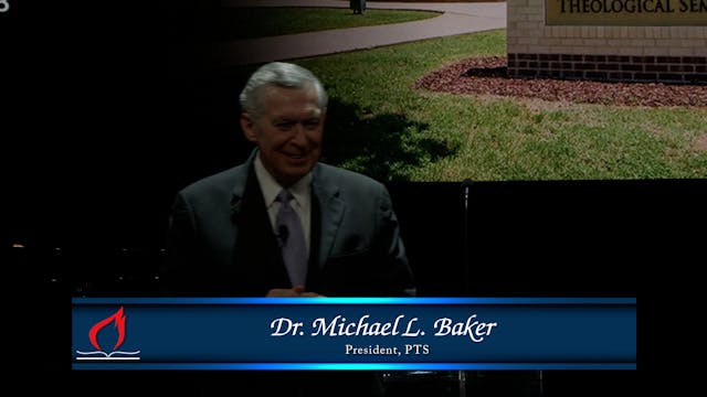 PTS Chapel: Dr. Michael Baker