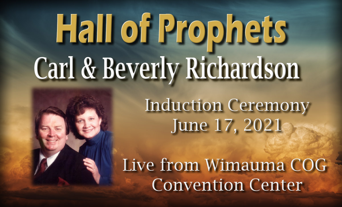 Carl and Beverly Richardson - Hall of Prophets Induction