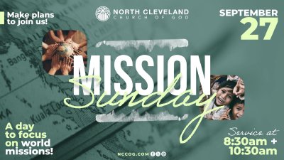 NCCOG • September 27, 2026 • Missions Sunday
