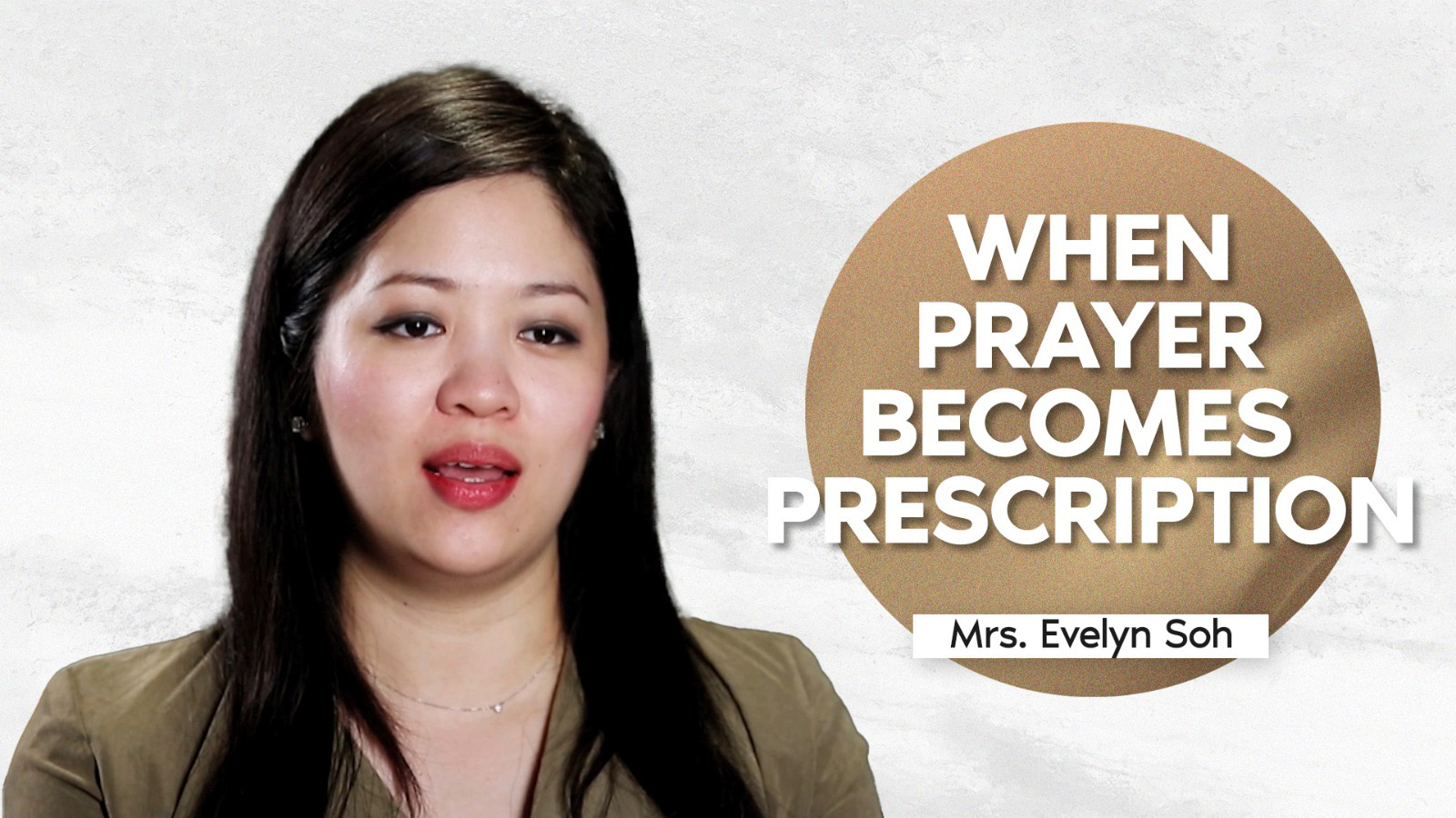 WHEN PRAYER BECOMES PRESCRIPTION
