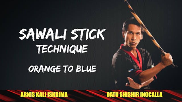 15 SAWALI STICK TECHNIQUE ORANGE TO BLUE