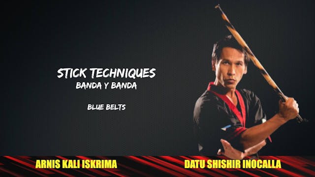 24 BANDA BANDA STICK TECHNIQUES BLUE