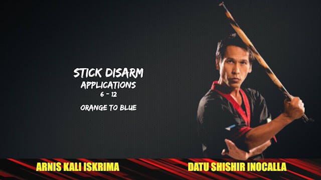 14 STICK DISARM APPLICATIONS 6-12 ORA...