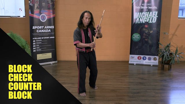 35 STICK BALIKAN TECHNIQUE BROWN