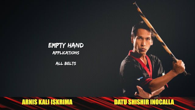 54 EMPTY HAND APPLICATION ALL BELTS