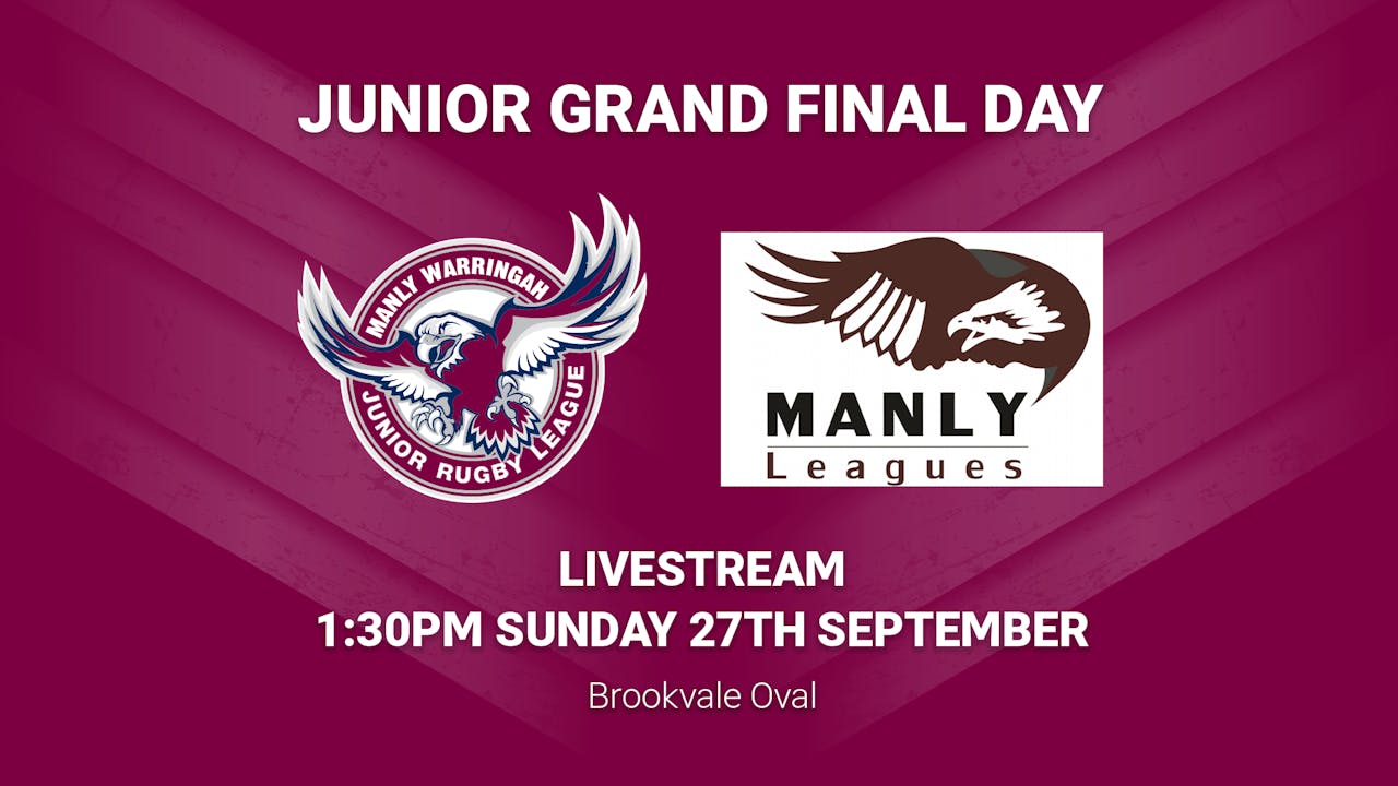 Manly Juniors Grand Final Day Sunday