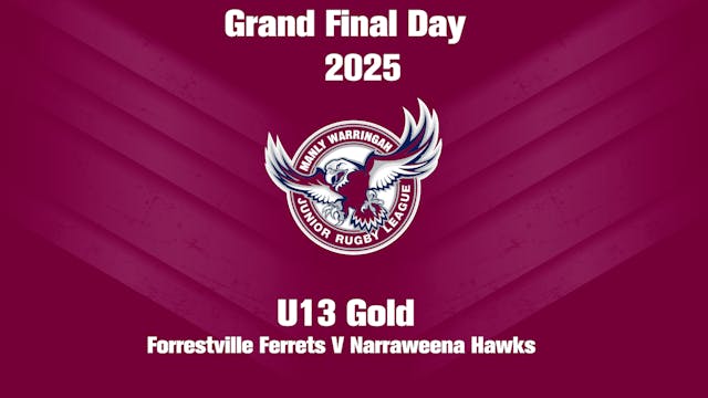 2025 U13 GOLD NARRAWEENA V FORRESTVILLE