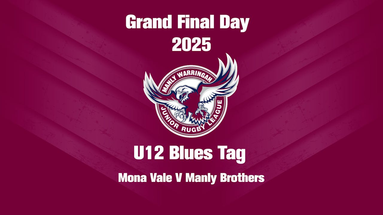 2025 U12 TAG MONA VALE RAIDERS V MANLY BROTHERS  