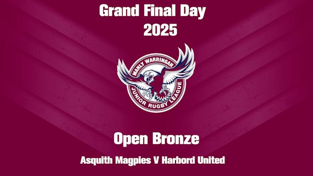 2025 Open Bronze Asquith V Harbord