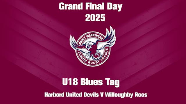 2025 U18 Blues Tag Willoughby V Harbord