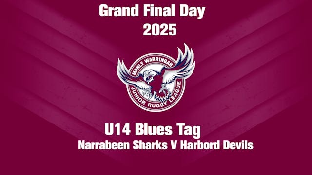 2025 U14 TAG NARRABEEN SHARKS V HARBORD DEVILS