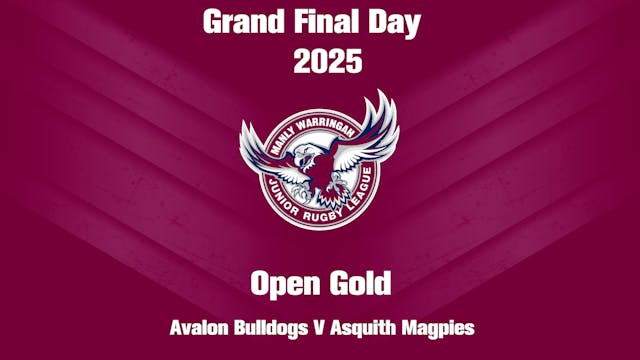 2025 Open Gold Asquith V Avalon