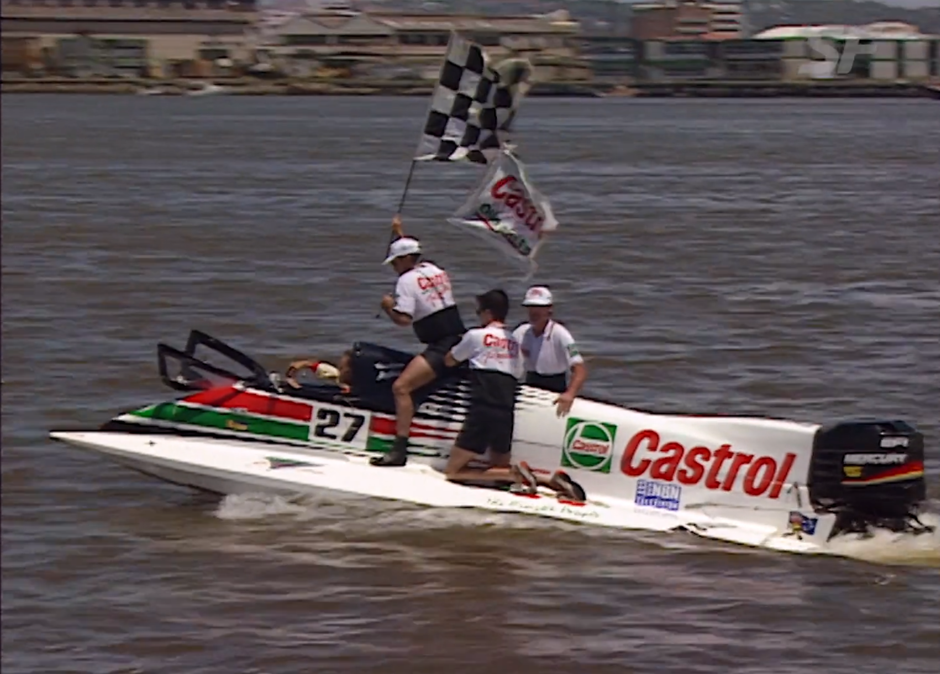 1996 AFOPDA  F1 Powerboats NEWCASTLE - RAW Footage