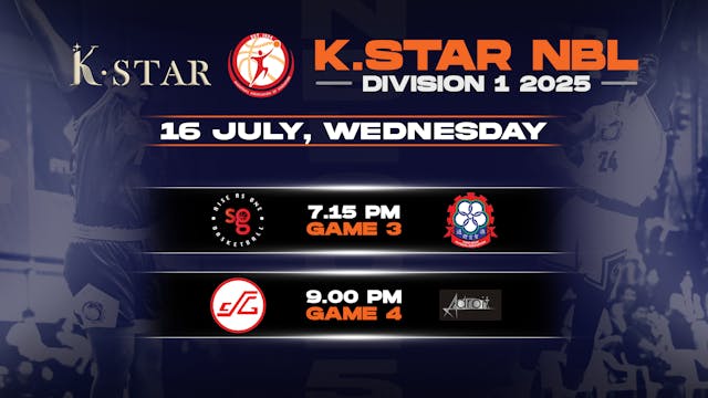 16 July 2025 | K.Star NBL Division 1 2025