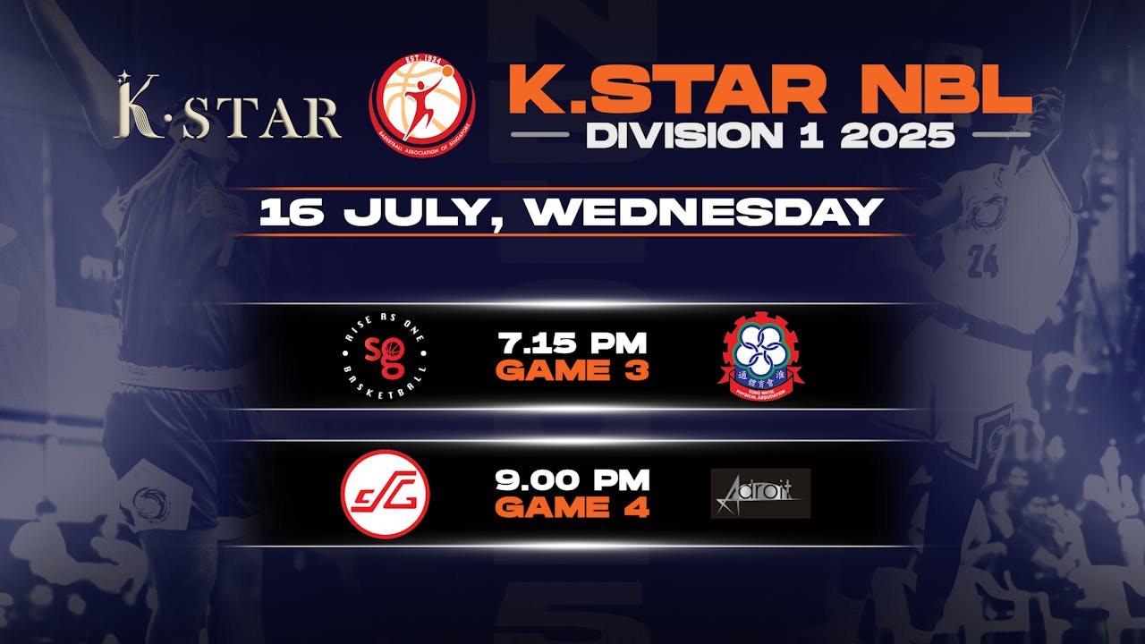 16 July 2025 | K.Star NBL Division 1 2025