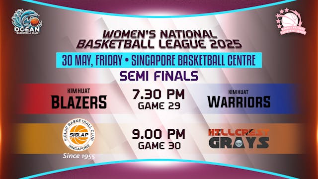 30 May 2025 | WNBL 2025 Semi Finals REPLAY