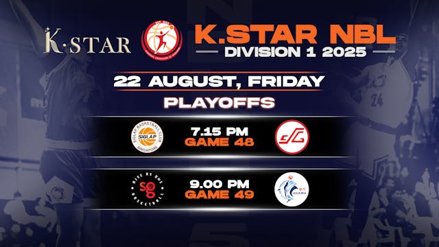 22 August 2025 | K.Star NBL Division 1 2025 REPLAY