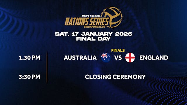 17 Jan | Nations Series SG 25/26 Finals - Australia vs England (REPLAY)