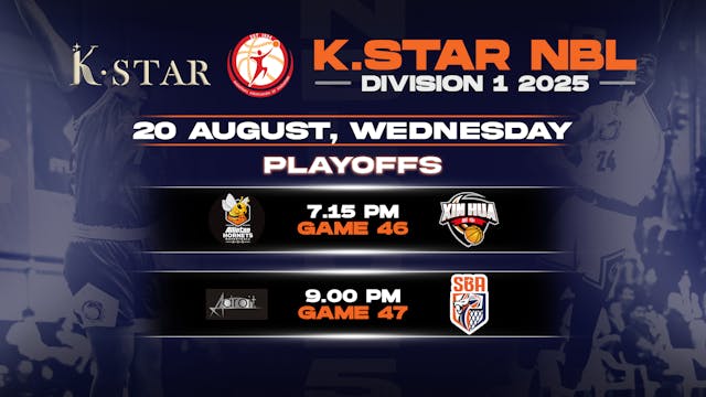20 August 2025 | K.Star NBL Division 1 2025 Playoffs - 08/20/2025, 14:28:02
