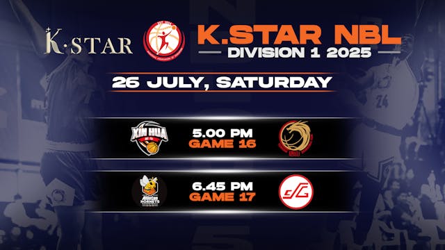 26 July 2025 | K.Star NBL Division 1 2025 REPLAY