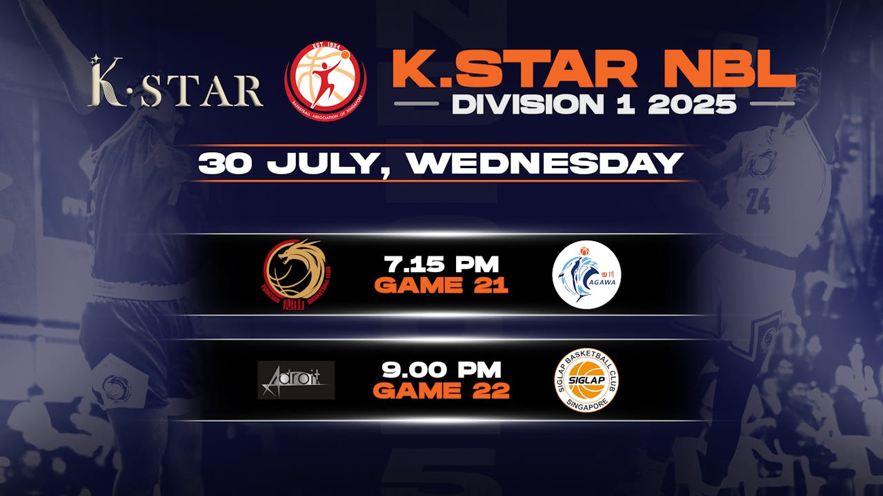 30 July 2025 | K.Star NBL Division 1 2025 REPLAY