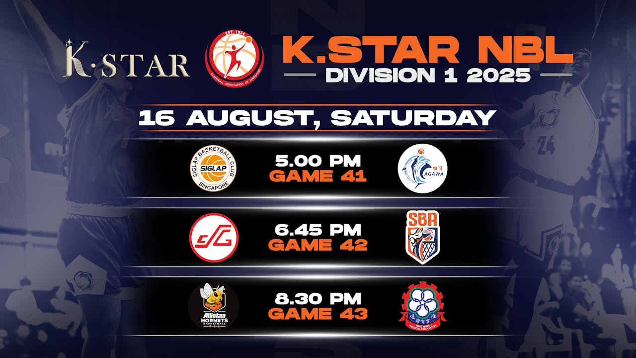 16 August 2025 | K.Star NBL Division 1 2025 REPLAY