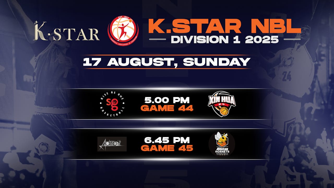 17 August 2025 | K.Star NBL Division 1 2025 REPLAY