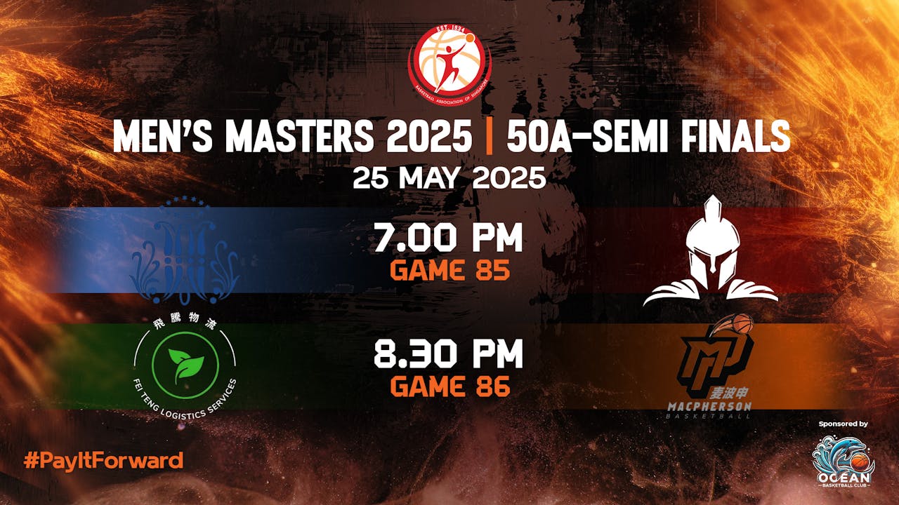 25 May 2025 | Men's Masters - 50A Semis REPLAY