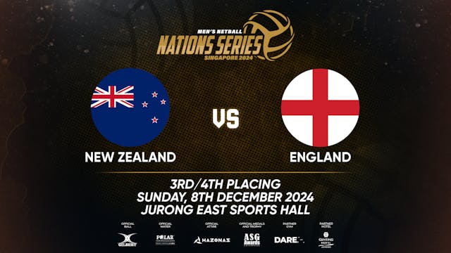 New Zealand vs England I Nations Series SG 24