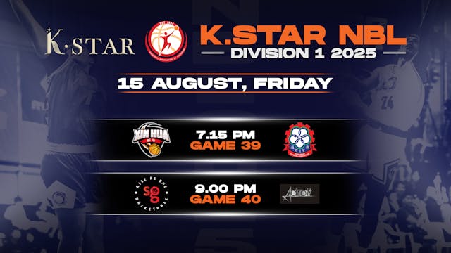 15 August 2025 | K.Star NBL Division 1 2025 - 08/15/2025, 14:24:06