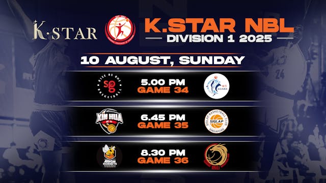 10 August 2025 | K.Star NBL Division 1 2025 - 08/10/2025, 13:55:10