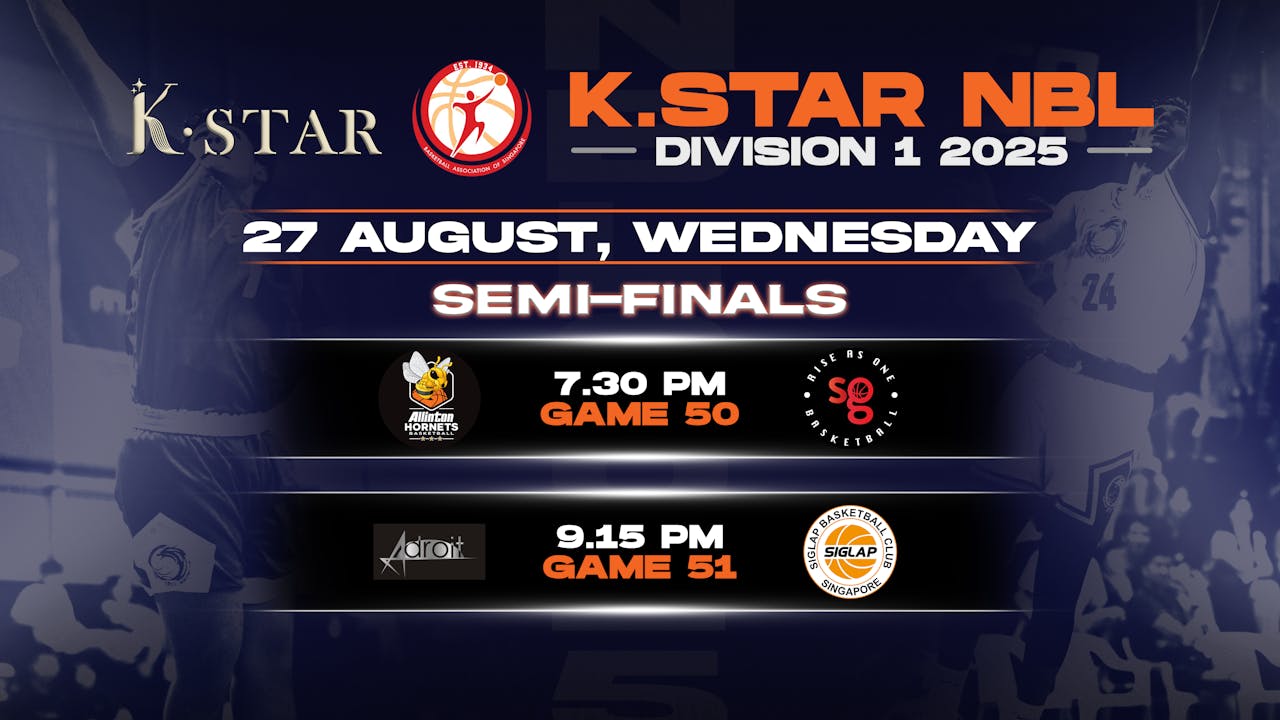 27 August 2025 | K.Star NBL Division 1 2025 REPLAY