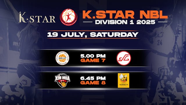 19 July 2025 | K.Star NBL Division 1 2025
