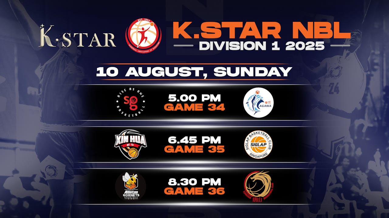 10 August 2025 | K.Star NBL Division 1 2025 REPLAY